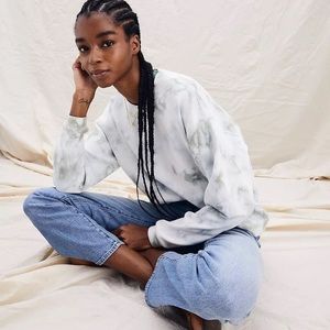 Madewell Tie Dye Swing Sweatshirt
